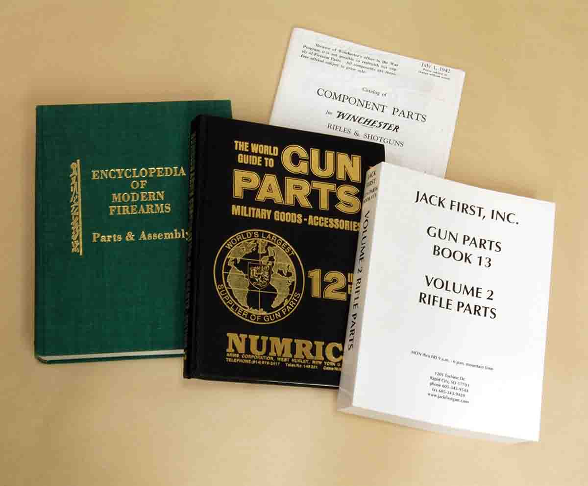 Some references deal only with parts for older guns. They are never out of date.